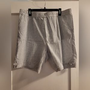 Emily Daniels Navy and White Striped Shorts